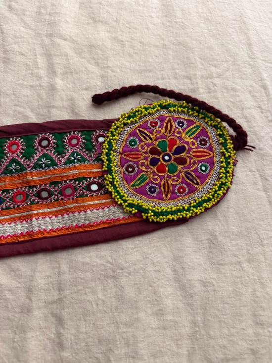 Unique Kuchi Tribal Fusion Beaded Belt main image 15